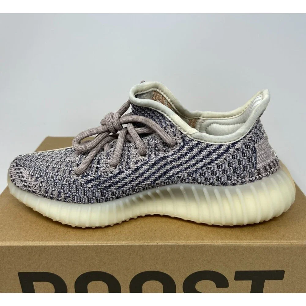 Size 4 - adidas Yeezy Boost 350 V2 Ash Pearl Kanye West Ye Shoes GY7658 - Picture 4 of 8